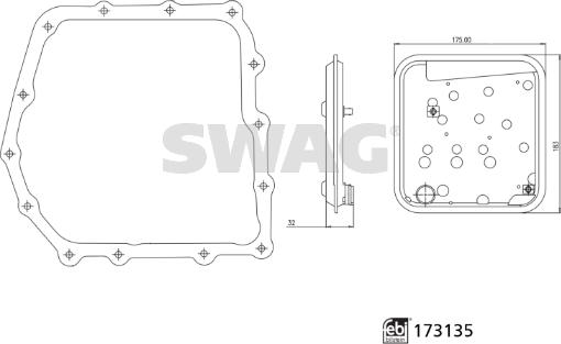 Swag 33 10 1640 - Гідрофільтри, автоматична коробка передач autozip.com.ua