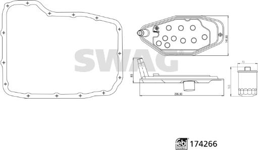 Swag 33 10 2152 - Гідрофільтри, автоматична коробка передач autozip.com.ua