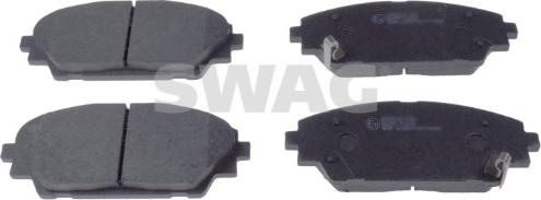 Swag 33 10 7125 - Гальмівні колодки, дискові гальма autozip.com.ua