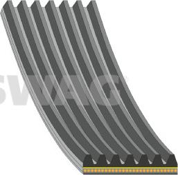 Swag 33 11 0878 - Поліклиновий ремінь autozip.com.ua