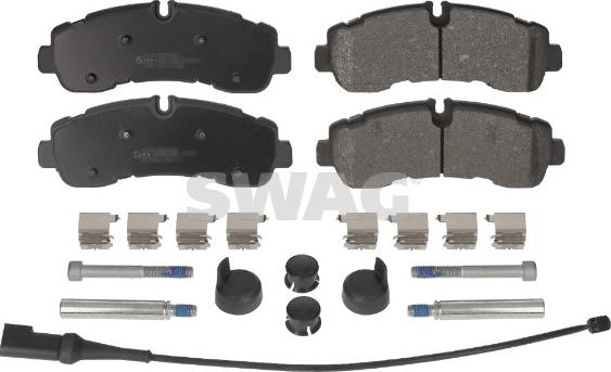 Swag 33 11 0396 - Гальмівні колодки, дискові гальма autozip.com.ua