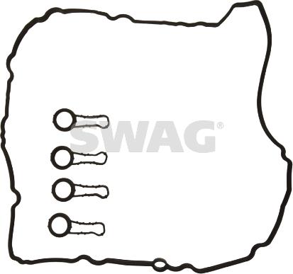 Swag 20 10 7526 - Комплект прокладок, кришка головки циліндра autozip.com.ua