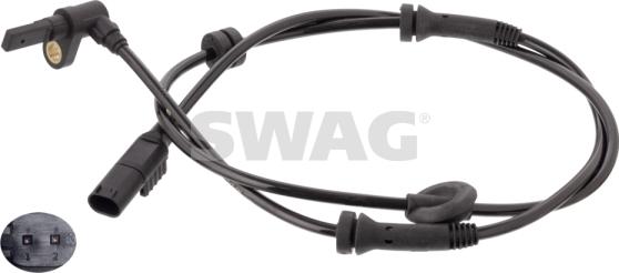 Swag 70 10 6083 - Датчик ABS, частота обертання колеса autozip.com.ua