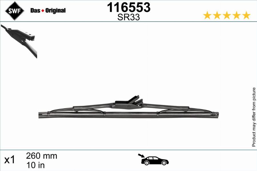 SWF 116553 - Щітка склоочисника autozip.com.ua