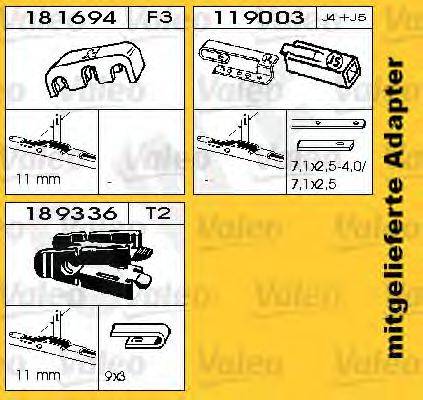 SWF 116107 - Щітка склоочисника autozip.com.ua