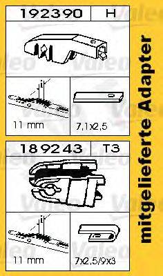 SWF 116115 - Щітка склоочисника autozip.com.ua