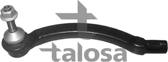 Talosa 42-04680 - Наконечник рульової тяги, кульовий шарнір autozip.com.ua