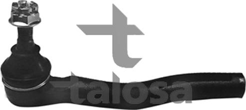 Talosa 42-04712 - Наконечник рульової тяги, кульовий шарнір autozip.com.ua