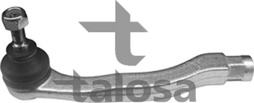 Talosa 42-02724 - Наконечник рульової тяги, кульовий шарнір autozip.com.ua