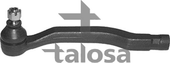 Talosa 42-02728 - Наконечник рульової тяги, кульовий шарнір autozip.com.ua