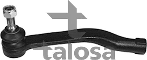 Talosa 42-07521 - Наконечник рульової тяги, кульовий шарнір autozip.com.ua