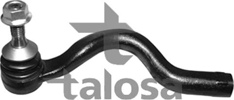 Talosa 42-11509 - Наконечник рульової тяги, кульовий шарнір autozip.com.ua