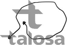 Talosa 70-18902 - Шланг радіатора autozip.com.ua