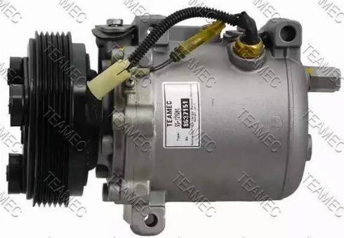 Teamec 8637151 - Компресор, кондиціонер autozip.com.ua