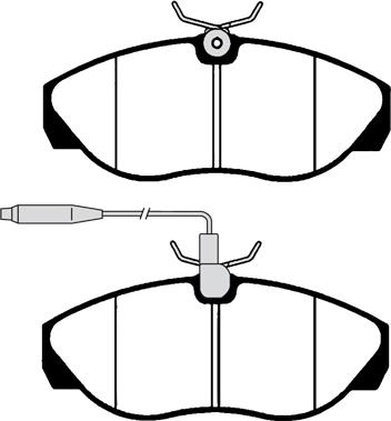 HELLA 77362212 - Гальмівні колодки, дискові гальма autozip.com.ua