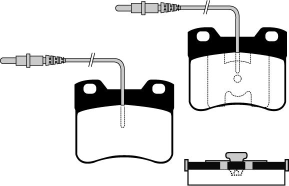 SACHS 111_0263 - Гальмівні колодки, дискові гальма autozip.com.ua