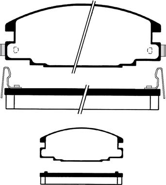 Meyle M01837 - Гальмівні колодки, дискові гальма autozip.com.ua