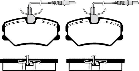 Roulunds Braking 51492281 - Гальмівні колодки, дискові гальма autozip.com.ua