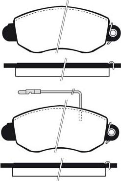 Magneti Marelli 363700202439 - Гальмівні колодки, дискові гальма autozip.com.ua