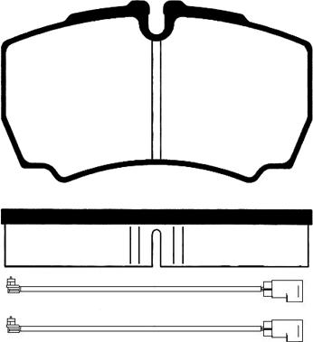 MGA MGA963 - Гальмівні колодки, дискові гальма autozip.com.ua
