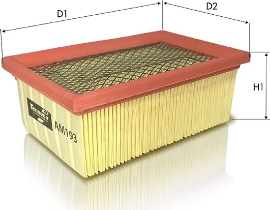 Tecneco Filters AM193 - Повітряний фільтр autozip.com.ua