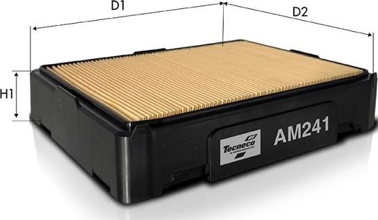 Tecneco Filters AM241 - Повітряний фільтр autozip.com.ua