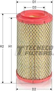 Tecneco Filters AM2251 - Повітряний фільтр autozip.com.ua