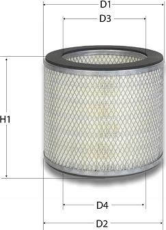 Tecneco Filters AR506-I - Повітряний фільтр autozip.com.ua