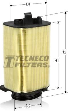 Tecneco Filters AR14006 - Фільтр повітряний MB C W204. C204. S204. GLK X204 08- . GLC X253 15- autozip.com.ua