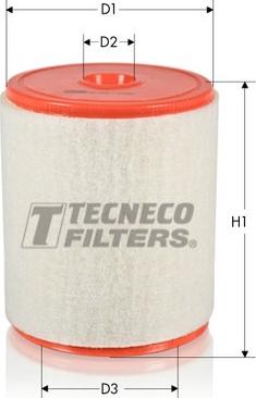 Tecneco Filters AR16005-S - Повітряний фільтр autozip.com.ua