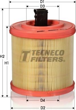 Tecneco Filters AR18114 - Фільтр повітря BMW E81-E87 130i 09-05-. E90-E91-E92 323-330i autozip.com.ua