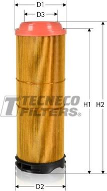 Tecneco Filters AR12178/1 - Повітряний фільтр autozip.com.ua