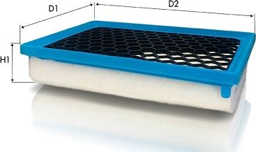 Tecneco Filters AR1749PMS - Повітряний фільтр autozip.com.ua