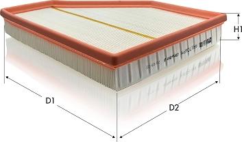 Tecneco Filters AR1706PM - Повітряний фільтр autozip.com.ua