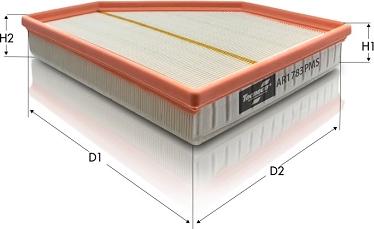 Tecneco Filters AR1783PMS - Повітряний фільтр autozip.com.ua