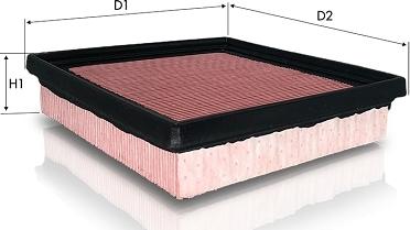 Tecneco Filters AR1730PMJ - Повітряний фільтр autozip.com.ua
