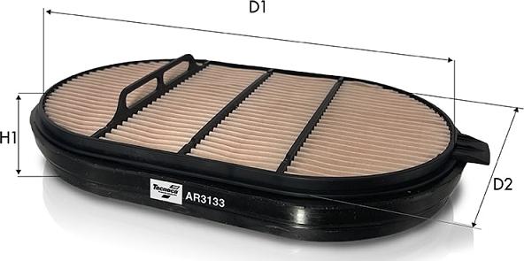 Tecneco Filters AR3133 - Повітряний фільтр autozip.com.ua