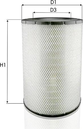 Tecneco Filters AR3121 - Повітряний фільтр autozip.com.ua
