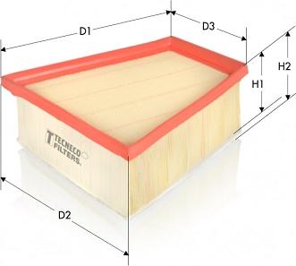 Tecneco Filters AR2084PMS - Повітряний фільтр autozip.com.ua