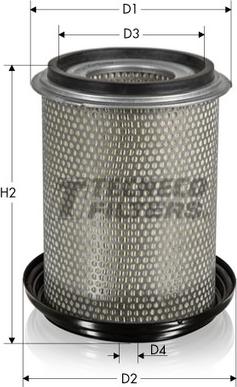 Tecneco Filters AR775-I - Повітряний фільтр autozip.com.ua