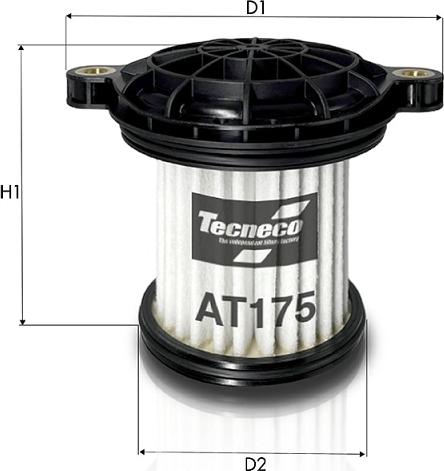 Tecneco Filters AT175 - Гідрофільтри, автоматична коробка передач autozip.com.ua