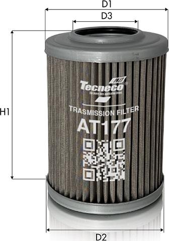 Tecneco Filters AT177HYD - Гідрофільтри, автоматична коробка передач autozip.com.ua