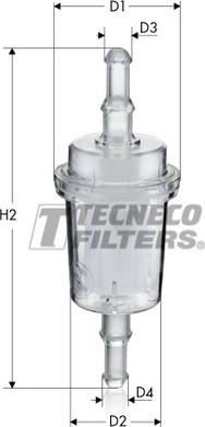 Tecneco Filters BN4174 - Паливний фільтр autozip.com.ua