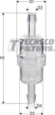 Tecneco Filters BN21 - Паливний фільтр autozip.com.ua