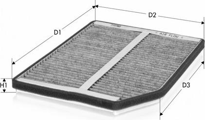Tecneco Filters CK5848-C - Фільтр, повітря у внутрішній простір autozip.com.ua