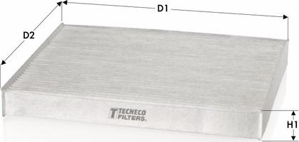Tecneco Filters CK10529 - Фільтр, повітря у внутрішній простір autozip.com.ua