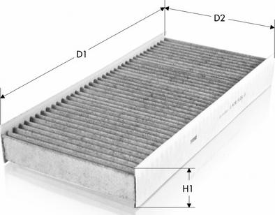 Tecneco Filters CK8831-C - Фільтр, повітря у внутрішній простір autozip.com.ua