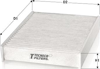 Tecneco Filters CK1255 - Фільтр, повітря у внутрішній простір autozip.com.ua