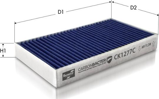 Tecneco Filters CK1277C - Фільтр, повітря у внутрішній простір autozip.com.ua