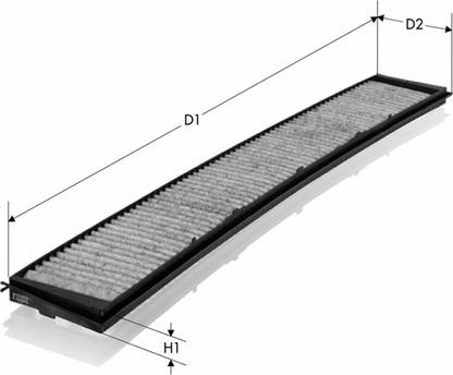 Tecneco Filters CK8913-C - Фільтр, повітря у внутрішній простір autozip.com.ua